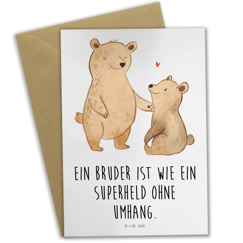 Grußkarte Bruder Superheld Ansichtskarten, Karte, Geburtstagskarte, Einladungskarte, Grußkarte, Klappkarte, Glückwunschkarte, Hochzeitskarte