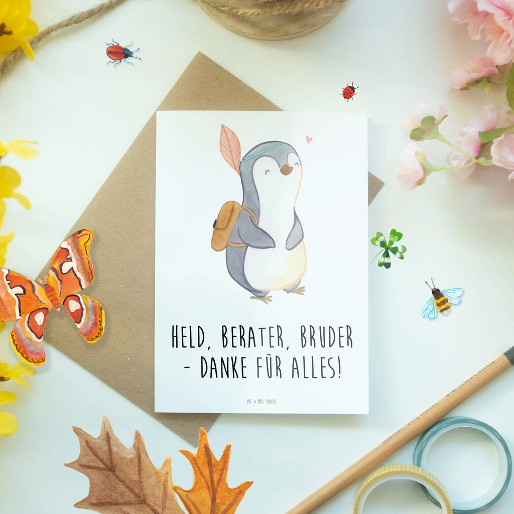 Grußkarte Held Bruder Einladungskarte, Glückwunschkarte, Hochzeitskarte, Ansichtskarten, Klappkarte, Karte, Geburtstagskarte, Grußkarte
