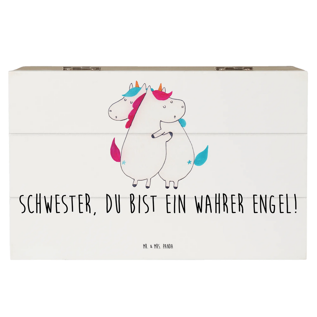 Holzkiste Schwester Engel Geschenkdose, Erinnerungskiste, Holzkiste, Schatzkiste, Geschenkbox, Kiste, XXL, Schatulle, Aufbewahrungsbox, Truhe, Dekokiste, Erinnerungsbox