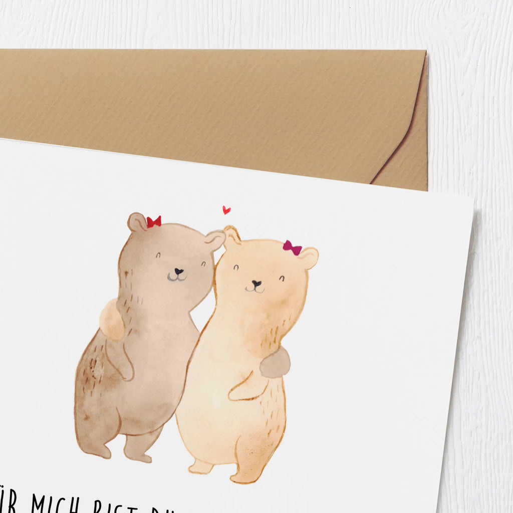 Deluxe Card Für mich bist du mehr als eine Schwester. Du bist meine Freundin und meine Inspiration. Danke für alles! Hochzeitskarte, Grußkarte, Hochwertige Grußkarte, Glückwunschkarte, Hochwertige Klappkarte, Karte, Einladungskarte, Klappkarte, Geburtstagskarte