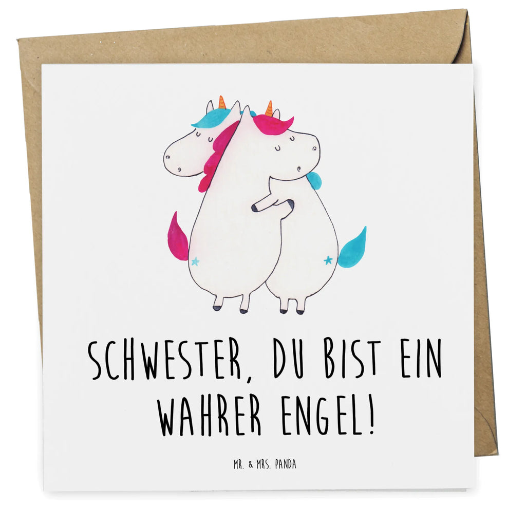Deluxe Card Schwester, du bist ein wahrer Engel! Glückwunschkarte, Karte, Einladungskarte, Hochwertige Grußkarte, Grußkarte, Hochwertige Klappkarte, Geburtstagskarte, Hochzeitskarte, Klappkarte