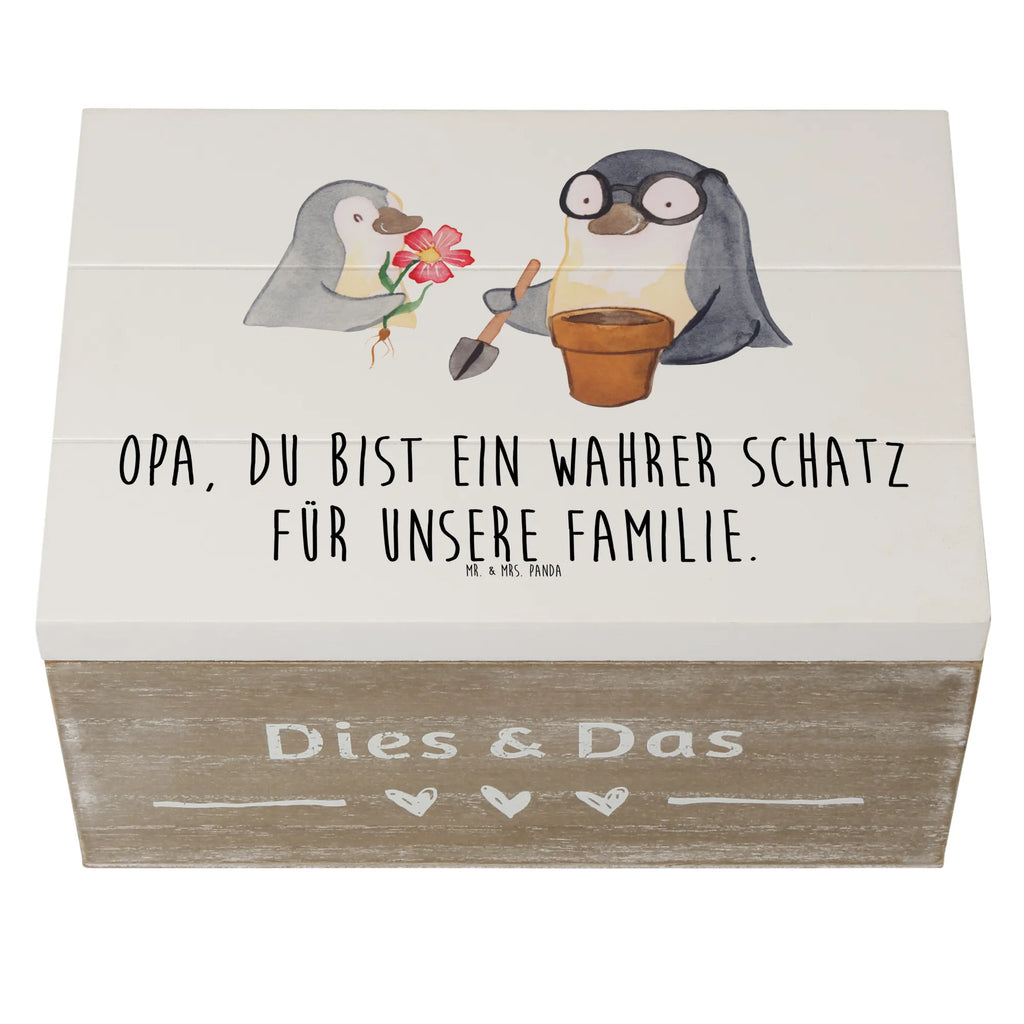 Wooden chest Opa, du bist ein wahrer Schatz für unsere Familie. Kiste, Truhe, Geschenkdose, XXL, Schatulle, Dekokiste, Geschenkbox, Erinnerungskiste, Erinnerungsbox, Aufbewahrungsbox, Schatzkiste, Holzkiste
