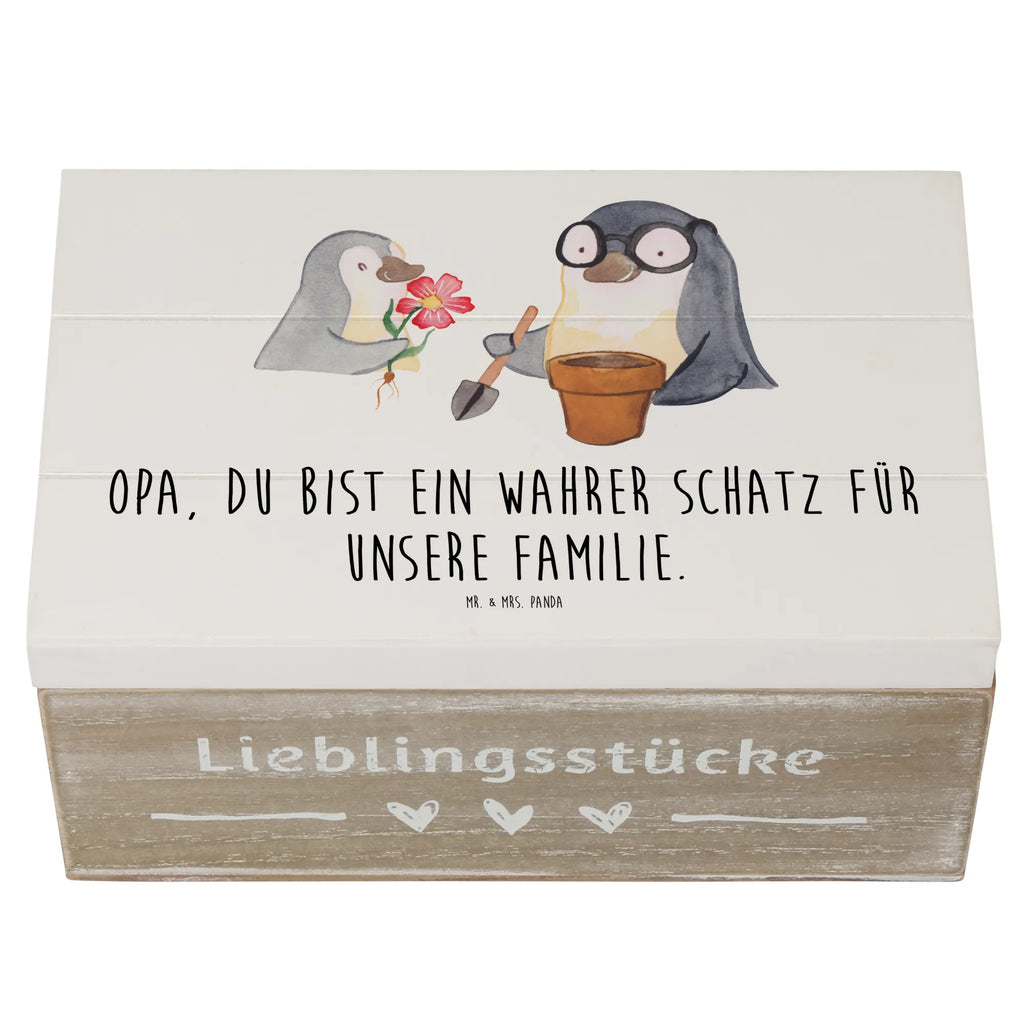 Wooden chest Opa, du bist ein wahrer Schatz für unsere Familie. Kiste, Truhe, Geschenkdose, XXL, Schatulle, Dekokiste, Geschenkbox, Erinnerungskiste, Erinnerungsbox, Aufbewahrungsbox, Schatzkiste, Holzkiste