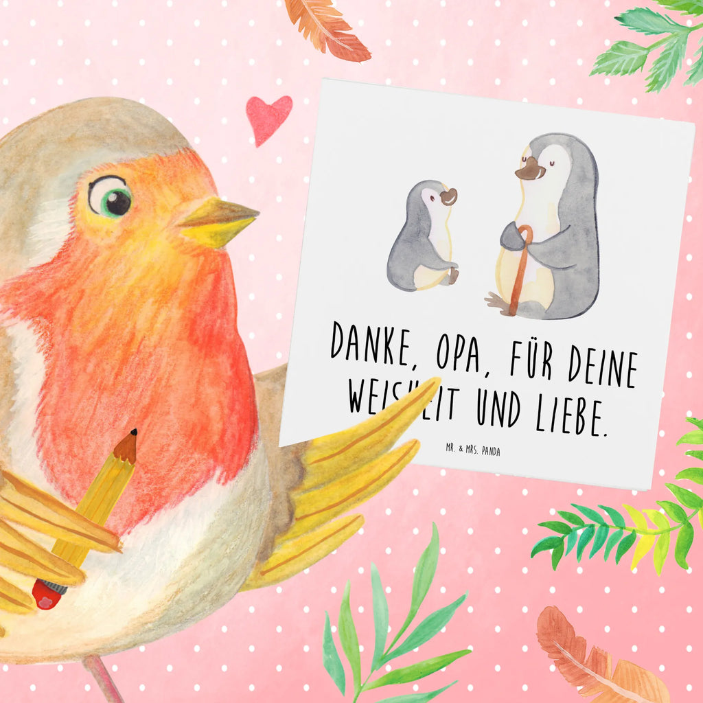 Deluxe Card Danke, Opa, für deine Weisheit und Liebe. Klappkarte, Geburtstagskarte, Hochwertige Klappkarte, Grußkarte, Glückwunschkarte, Karte, Hochzeitskarte, Einladungskarte, Hochwertige Grußkarte