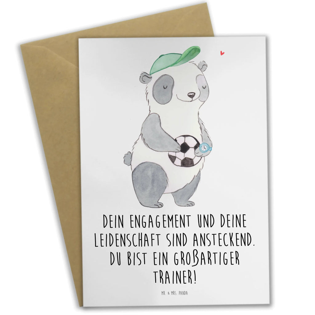 Greetings card Dein Engagement und deine Leidenschaft sind ansteckend. Du bist ein großartiger Trainer! Karte, Ansichtskarten, Geburtstagskarte, Einladungskarte, Grußkarte, Klappkarte, Hochzeitskarte, Glückwunschkarte