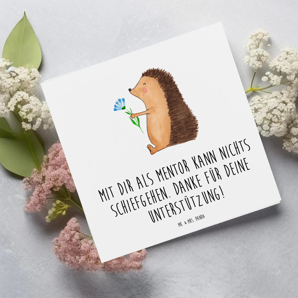 Deluxe Card Mit dir als Mentor kann nichts schiefgehen. Danke für deine Unterstützung! Karte, Hochzeitskarte, Hochwertige Grußkarte, Klappkarte, Grußkarte, Glückwunschkarte, Einladungskarte, Geburtstagskarte, Hochwertige Klappkarte, sprüche, zitate, spruch kollektion, inspiration, motivation, lebensweisheiten, geschenkideen, wanddeko, wohnaccessoires, sprüche sammlung, schöne sprüche, glück, liebe, freude, lächeln, alltag verschönern, nachhaltige geschenke, dekoration, kreativ, einzigartig, shopify, mr and mrs panda