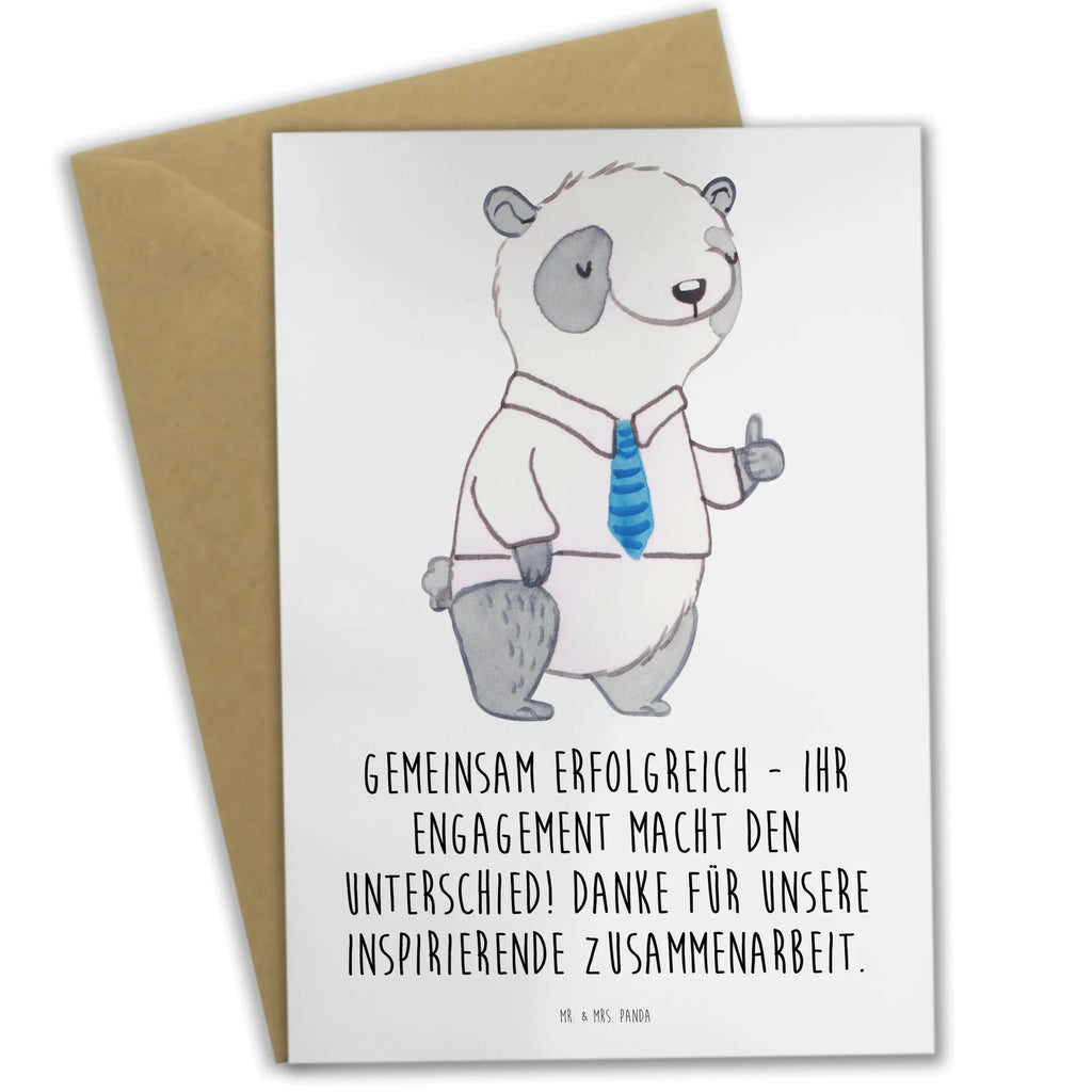 Greetings card Gemeinsam erfolgreich - Ihr Engagement macht den Unterschied! Danke für unsere inspirierende Zusammenarbeit. Einladungskarte, Hochzeitskarte, Glückwunschkarte, Karte, Klappkarte, Geburtstagskarte, Grußkarte, Ansichtskarten