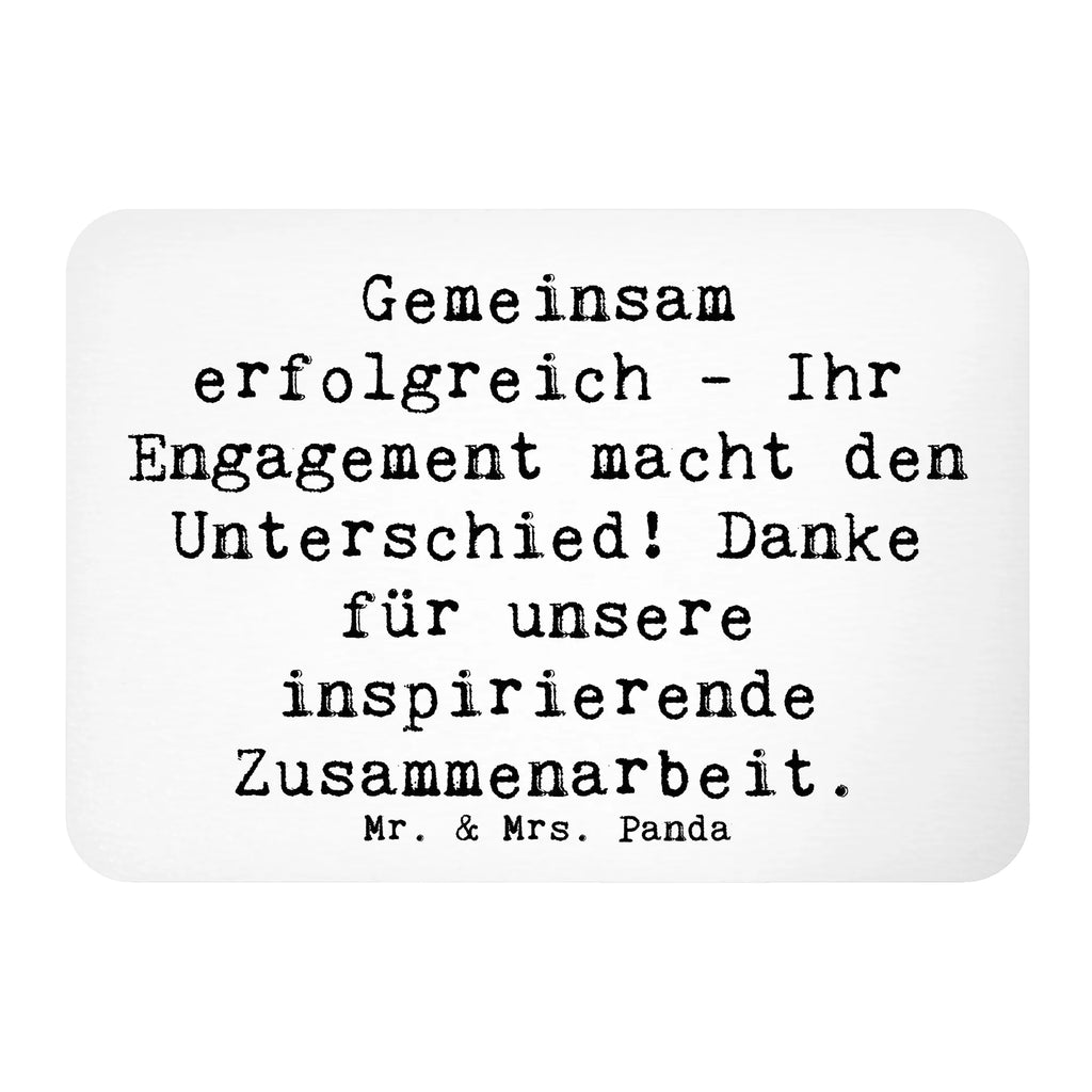 Magnet Saying Gemeinsam erfolgreich - Ihr Engagement macht den Unterschied! Danke für unsere inspirierende Zusammenarbeit. Kühlschrank Dekoration, Dekomagnet, Notiz Magnet, Whiteboard Magnet, Motivmagnete, Pinnwandmagnet, Souvenir Magnet, Kühlschrankmagnet