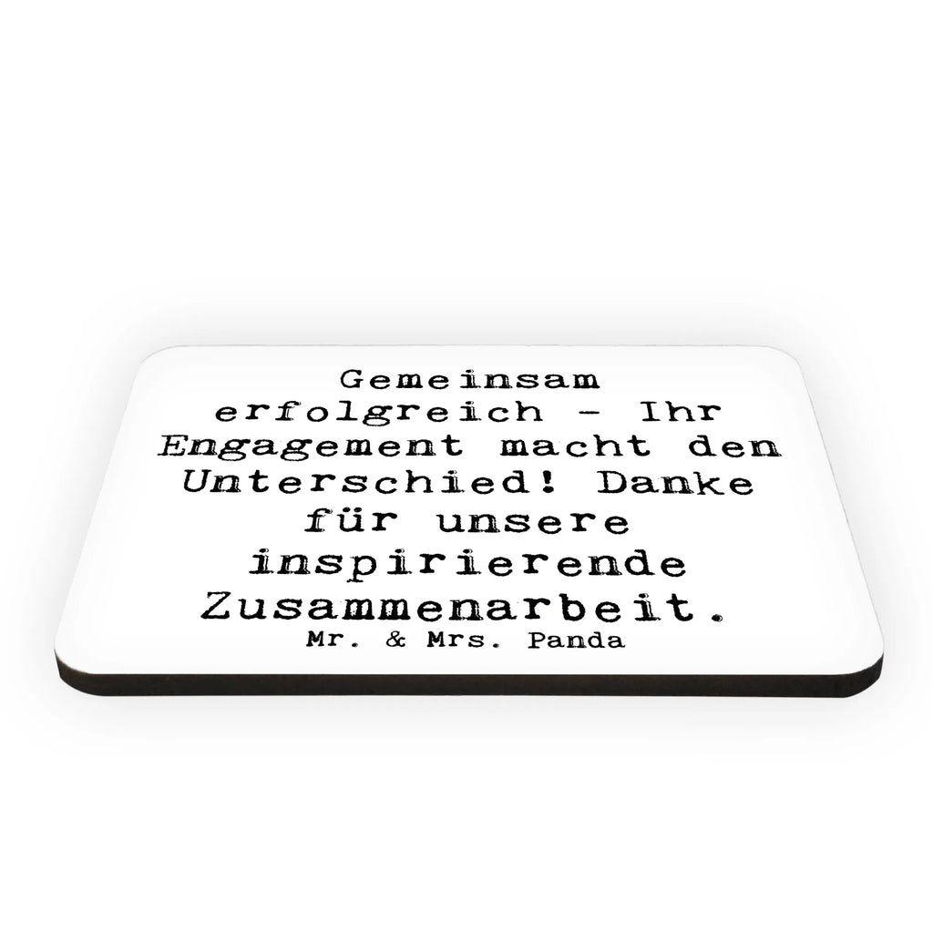 Magnet Saying Gemeinsam erfolgreich - Ihr Engagement macht den Unterschied! Danke für unsere inspirierende Zusammenarbeit. Kühlschrank Dekoration, Dekomagnet, Notiz Magnet, Whiteboard Magnet, Motivmagnete, Pinnwandmagnet, Souvenir Magnet, Kühlschrankmagnet