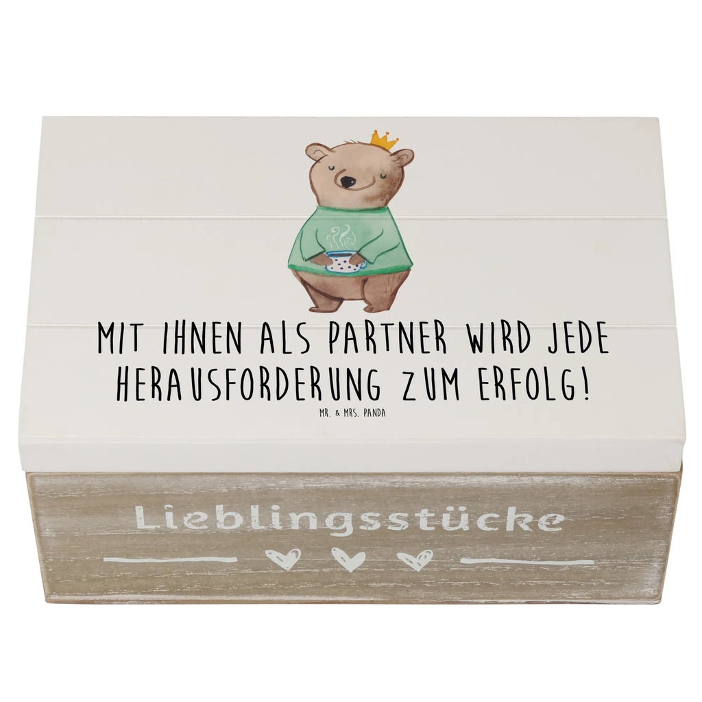 Holzkiste Erfolgreiche Geschäftspartner Erinnerungsbox, Erinnerungskiste, Geschenkbox, Schatzkiste, Aufbewahrungsbox, Geschenkdose, Holzkiste, Schatulle, Kiste, Truhe, XXL, Dekokiste