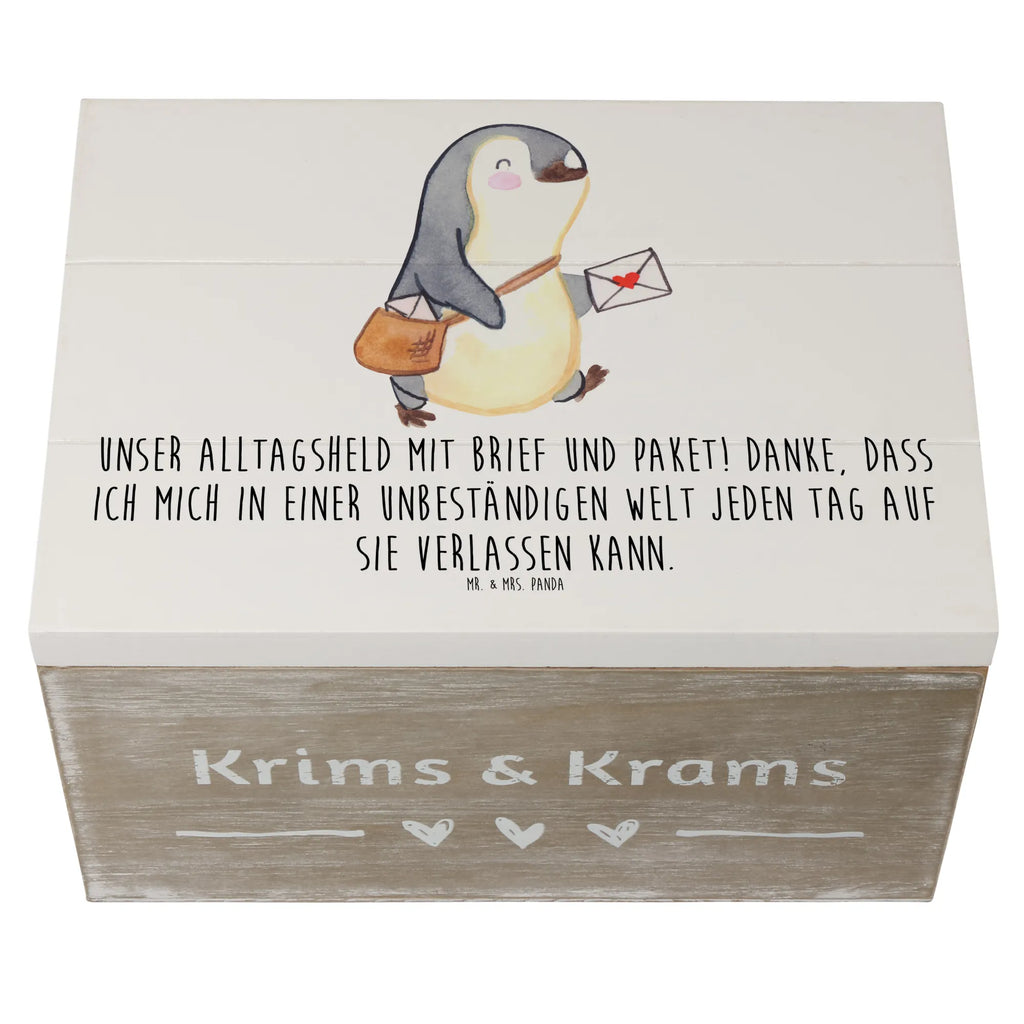 Holzkiste Briefe & Pakete Geschenkdose, Dekokiste, Aufbewahrungsbox, Schatulle, Erinnerungsbox, Truhe, XXL, Holzkiste, Erinnerungskiste, Schatzkiste, Kiste, Geschenkbox