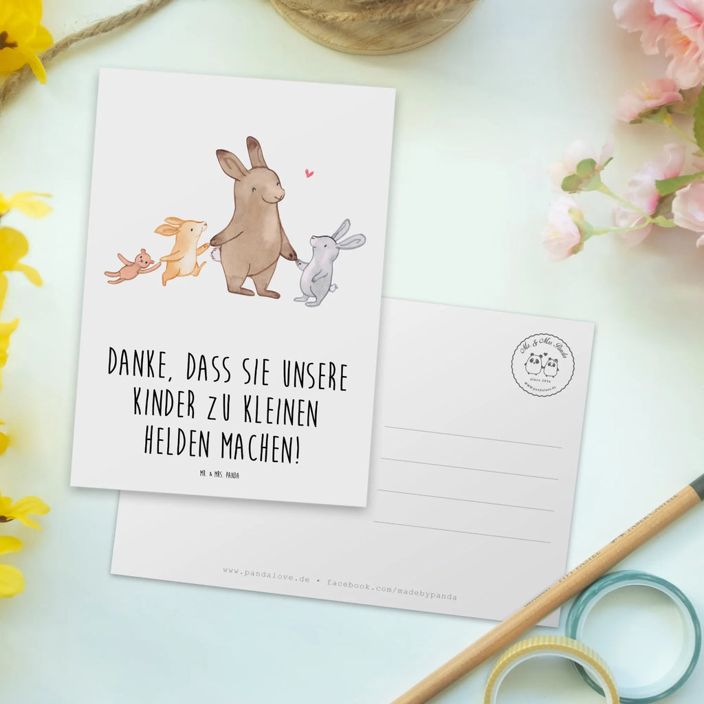 Postcard Danke, dass Sie unsere Kinder zu kleinen Helden machen! Einladung Geburtstag, Ansichtskarte, Postkarte, Geburtstagskarte, Ansichtskarten, Einladung, Grußkarte, Einladungskarte, Karte, Einladungskarten Geburtstag, Dankeskarte, Geschenkkarte