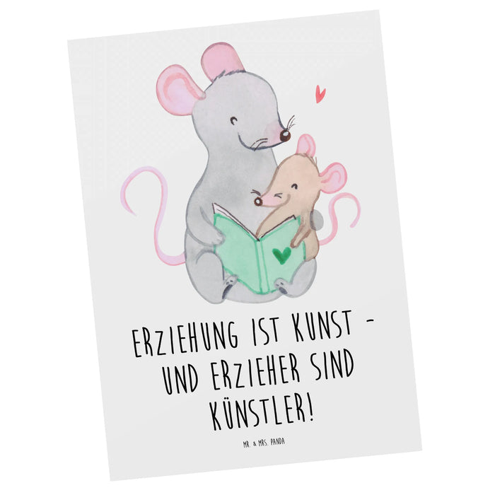 Postkarte Erzieher Künstler