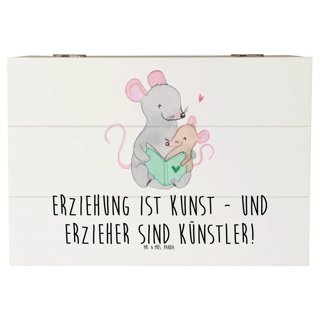 Holzkiste Erzieher Künstler Schatzkiste, XXL, Schatulle, Dekokiste, Geschenkdose, Kiste, Erinnerungsbox, Truhe, Geschenkbox, Holzkiste, Erinnerungskiste, Aufbewahrungsbox
