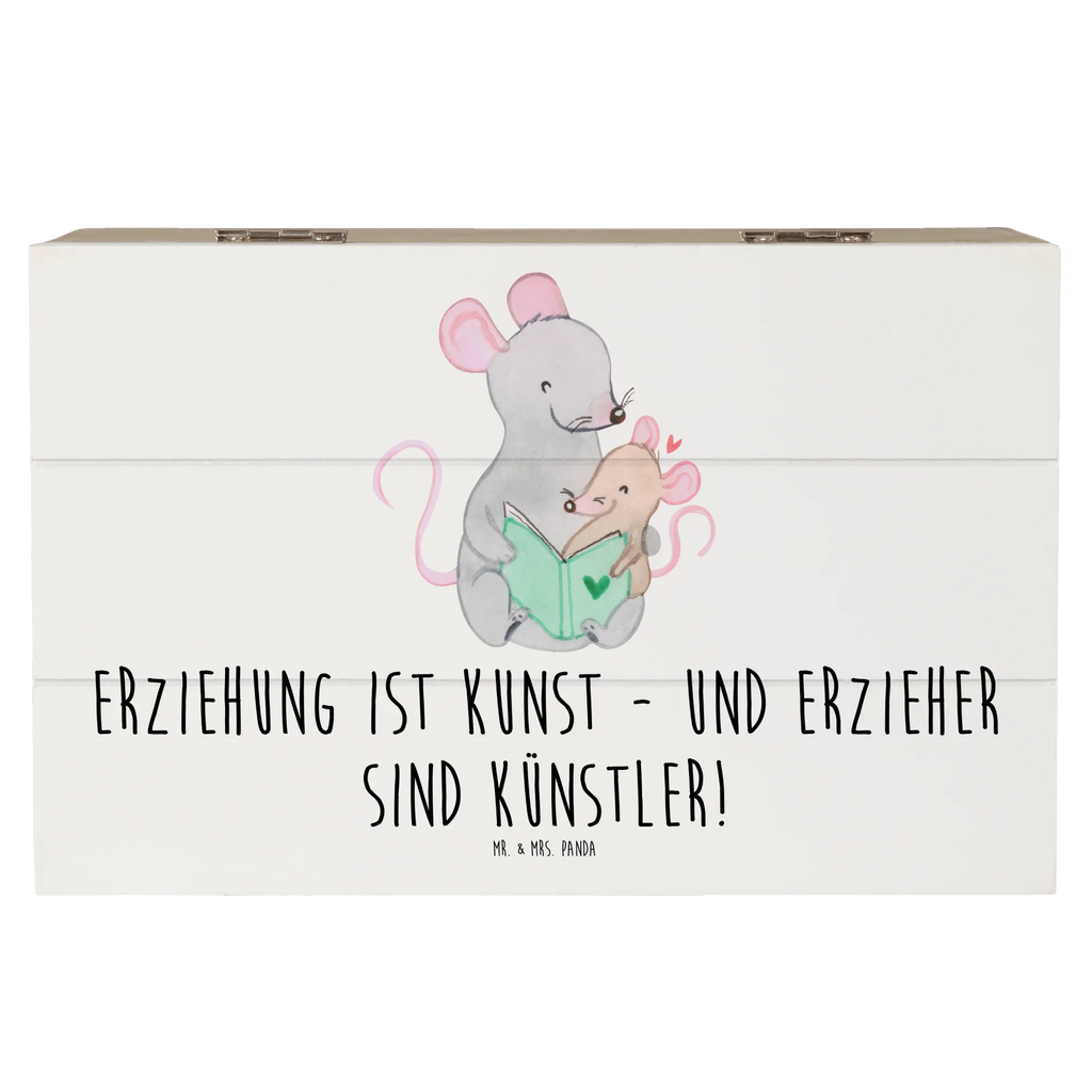 Holzkiste Erzieher Künstler Schatzkiste, XXL, Schatulle, Dekokiste, Geschenkdose, Kiste, Erinnerungsbox, Truhe, Geschenkbox, Holzkiste, Erinnerungskiste, Aufbewahrungsbox