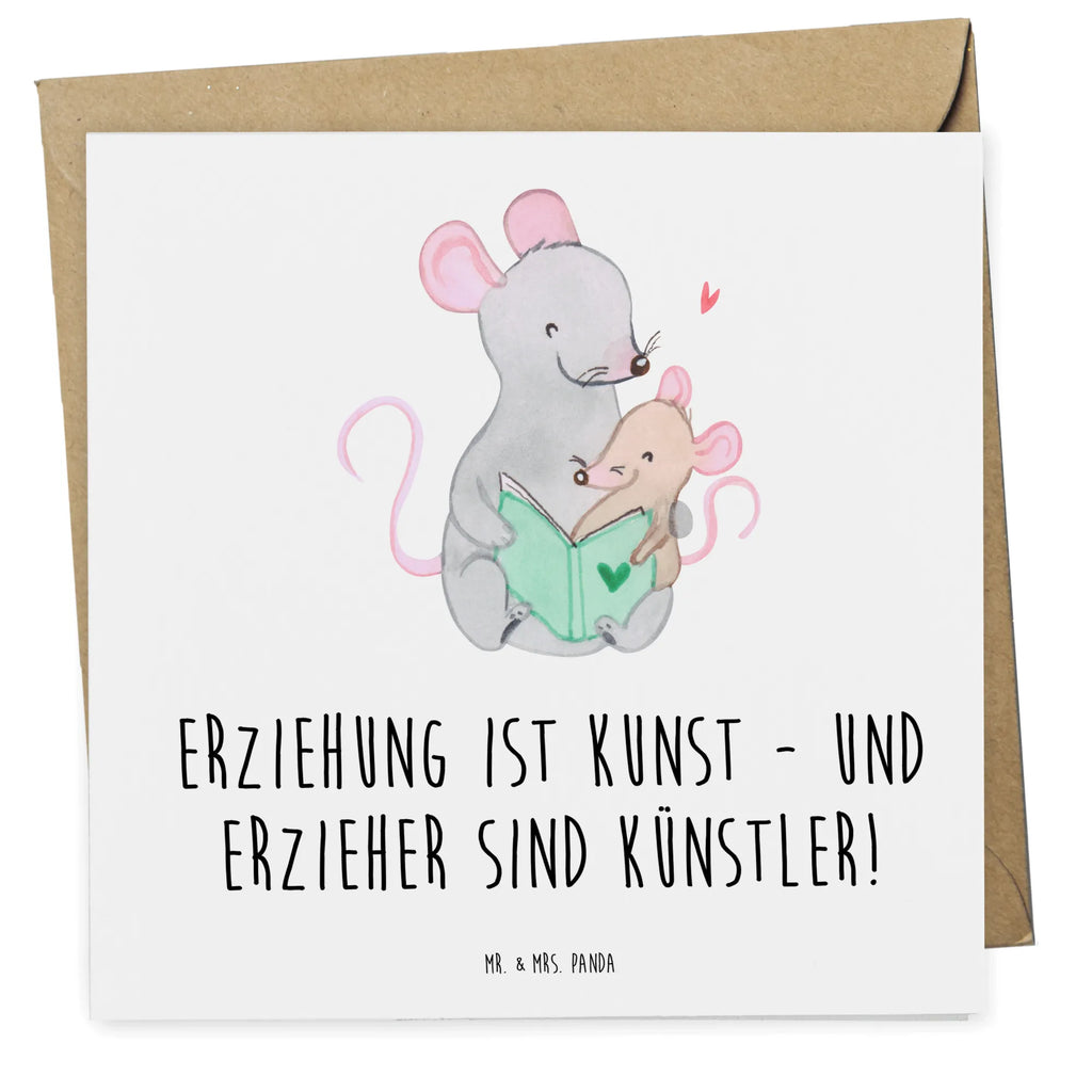 Deluxe Card Erziehung ist Kunst - und Erzieher sind Künstler! Klappkarte, Hochzeitskarte, Karte, Geburtstagskarte, Glückwunschkarte, Hochwertige Grußkarte, Hochwertige Klappkarte, Einladungskarte, Grußkarte