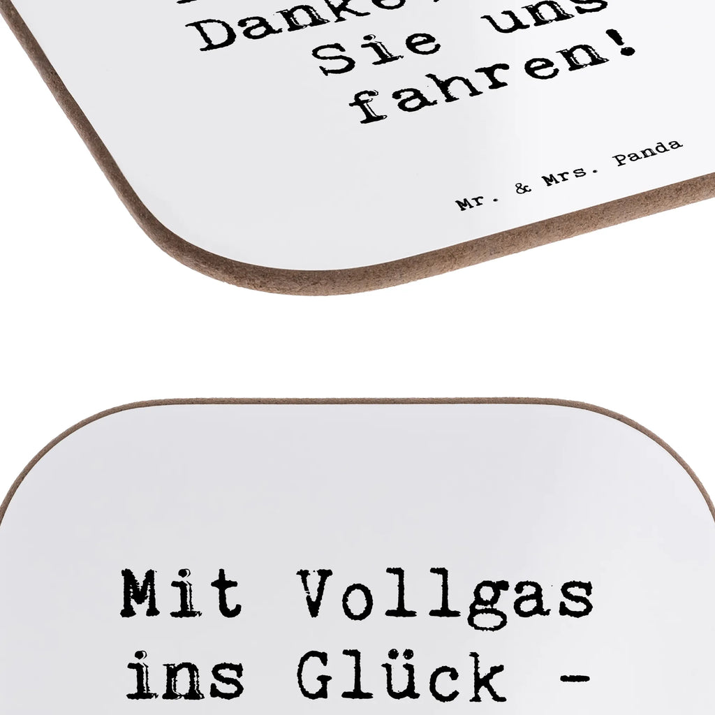 Square coaster Saying Mit Vollgas ins Glück - Danke, dass Sie uns fahren! Untersetzer, Bierdeckel, Glasuntersetzer, Untersetzer Gläser, Getränkeuntersetzer, Untersetzer aus Holz, Untersetzer für Gläser, Korkuntersetzer, Untersetzer Holz, Holzuntersetzer, Tassen Untersetzer, Untersetzer Design