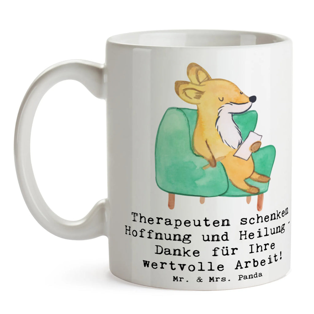 Tasse Therapeut Dankeschön Kaffeetasse, Tasse mit Zitaten, Porzellantasse, Bürotasse, Geschenktasse, Tasse, Teetasse, Keramiktasse, Tasse mit Motiven, sprüche, zitate, spruch kollektion, inspiration, motivation, lebensweisheiten, geschenkideen, wanddeko, wohnaccessoires, sprüche sammlung, schöne sprüche, glück, liebe, freude, lächeln, alltag verschönern, nachhaltige geschenke, dekoration, kreativ, einzigartig, shopify, mr and mrs panda
