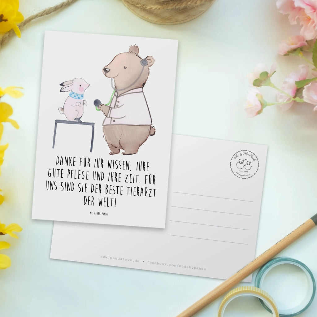 Postcard Danke für Ihr Wissen, Ihre gute Pflege und Ihre Zeit. Für uns sind Sie der beste Tierarzt der Welt! Geschenkkarte, Ansichtskarten, Karte, Einladung, Geburtstagskarte, Postkarte, Ansichtskarte, Dankeskarte, Grußkarte, Einladung Geburtstag, Einladungskarten Geburtstag, Einladungskarte