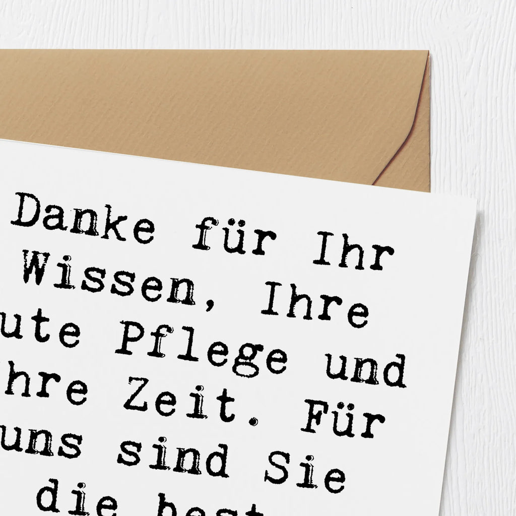 Deluxe Card Saying Danke für Ihr Wissen, Ihre gute Pflege und Ihre Zeit. Für uns sind Sie die beste Tierärztin der Welt! Karte, Grußkarte, Klappkarte, Einladungskarte, Glückwunschkarte, Hochzeitskarte, Geburtstagskarte, Hochwertige Grußkarte, Hochwertige Klappkarte