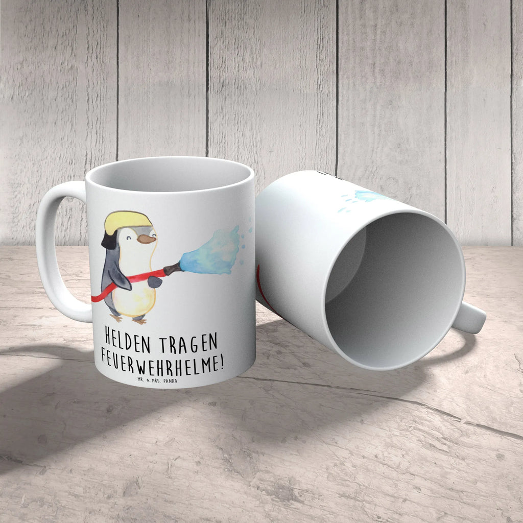Tasse Feuerwehrmann Helden Tasse, Teetasse, Geschenktasse, Tasse mit Motiven, Keramiktasse, Tasse mit Zitaten, Kaffeetasse, Porzellantasse, Bürotasse
