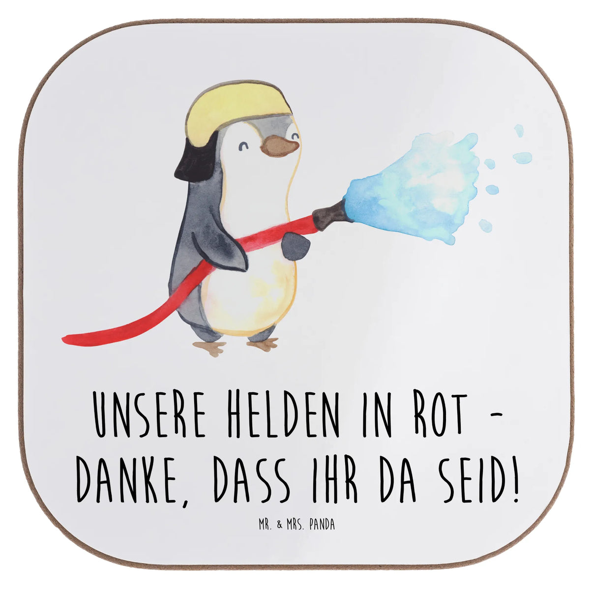 Untersetzer Feuerwehrmann Helden
