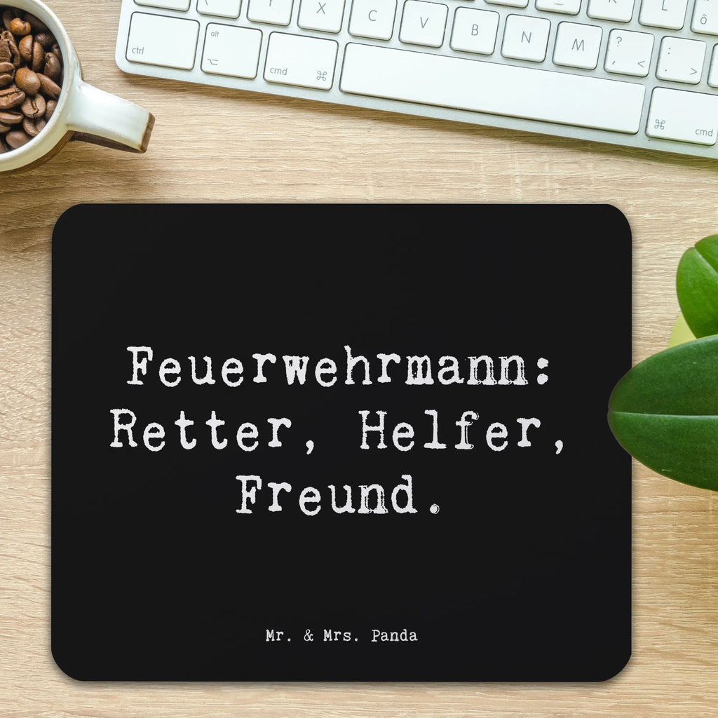 Mauspad Spruch Feuerwehrmann Rettungsheld Computer zubehör, Mauspad Büro, Mauspad, Arbeitszimmer, Mausunterlage, Designer Mauspad, PC Zubehör, Büroausstattung, Mousepad, Einzigartiges Mauspad