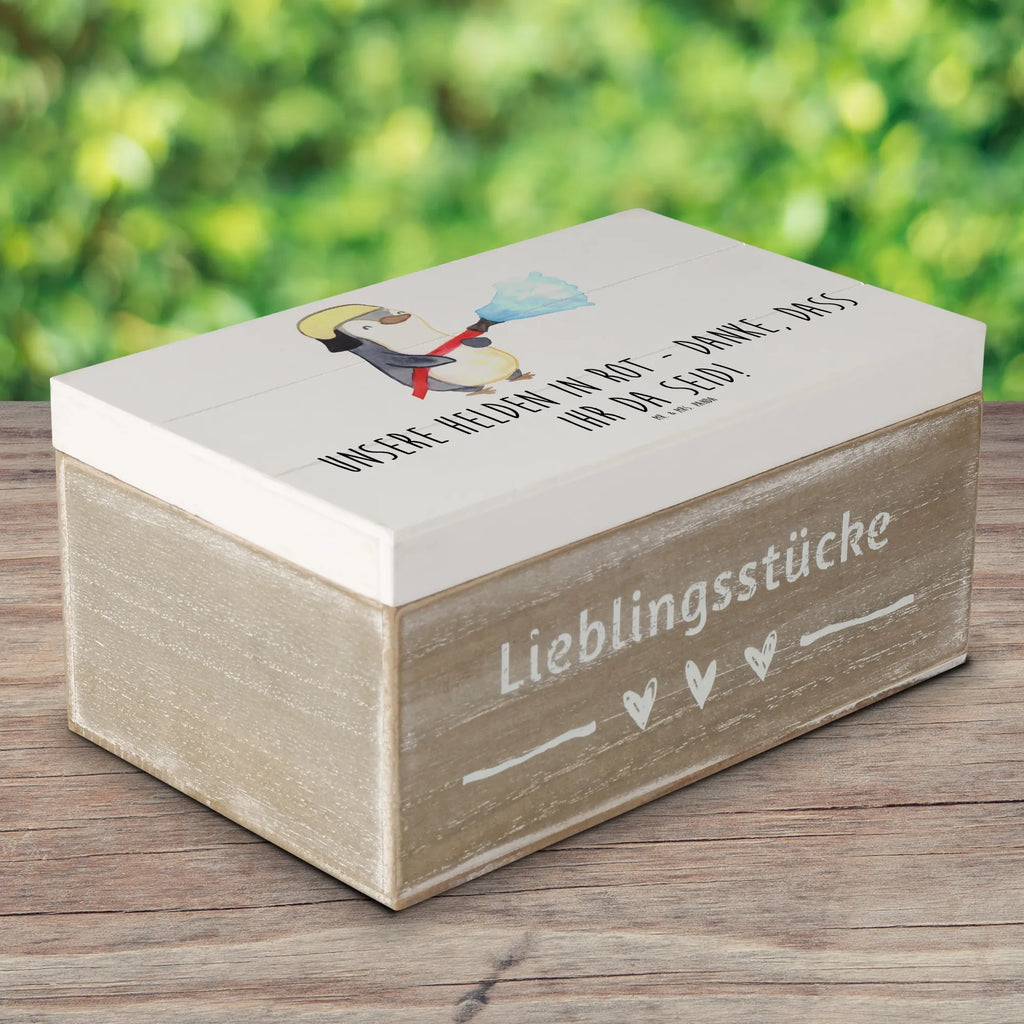 Holzkiste Feuerwehrmann Helden Schatzkiste, Geschenkbox, Truhe, Aufbewahrungsbox, Kiste, Schatulle, Dekokiste, Holzkiste, XXL, Erinnerungsbox, Geschenkdose, Erinnerungskiste