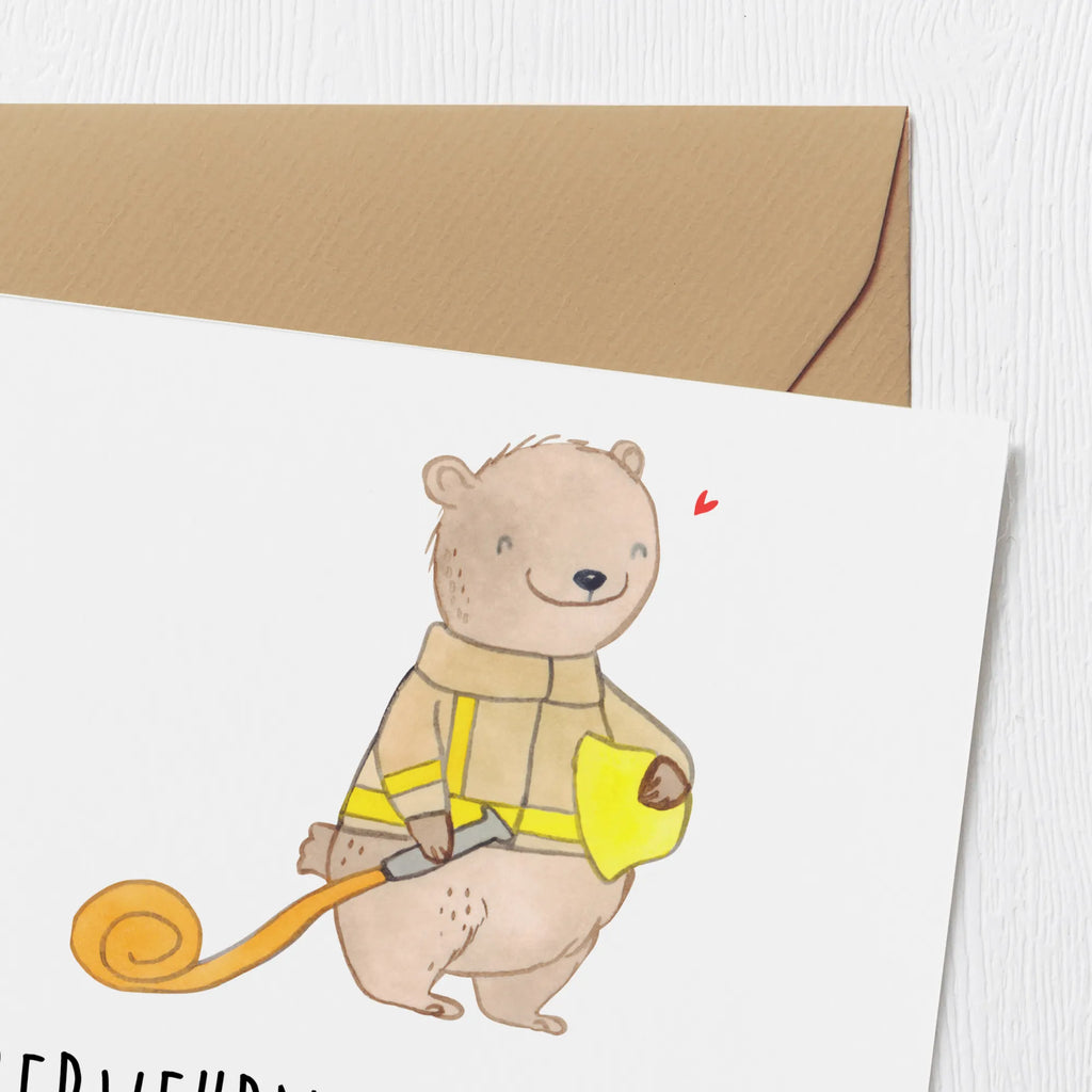 Deluxe Card Feuerwehrmann: Retter, Helfer, Freund. Grußkarte, Hochwertige Grußkarte, Hochwertige Klappkarte, Geburtstagskarte, Karte, Klappkarte, Hochzeitskarte, Glückwunschkarte, Einladungskarte, sprüche, zitate, spruch kollektion, inspiration, motivation, lebensweisheiten, geschenkideen, wanddeko, wohnaccessoires, sprüche sammlung, schöne sprüche, glück, liebe, freude, lächeln, alltag verschönern, nachhaltige geschenke, dekoration, kreativ, einzigartig, shopify, mr and mrs panda