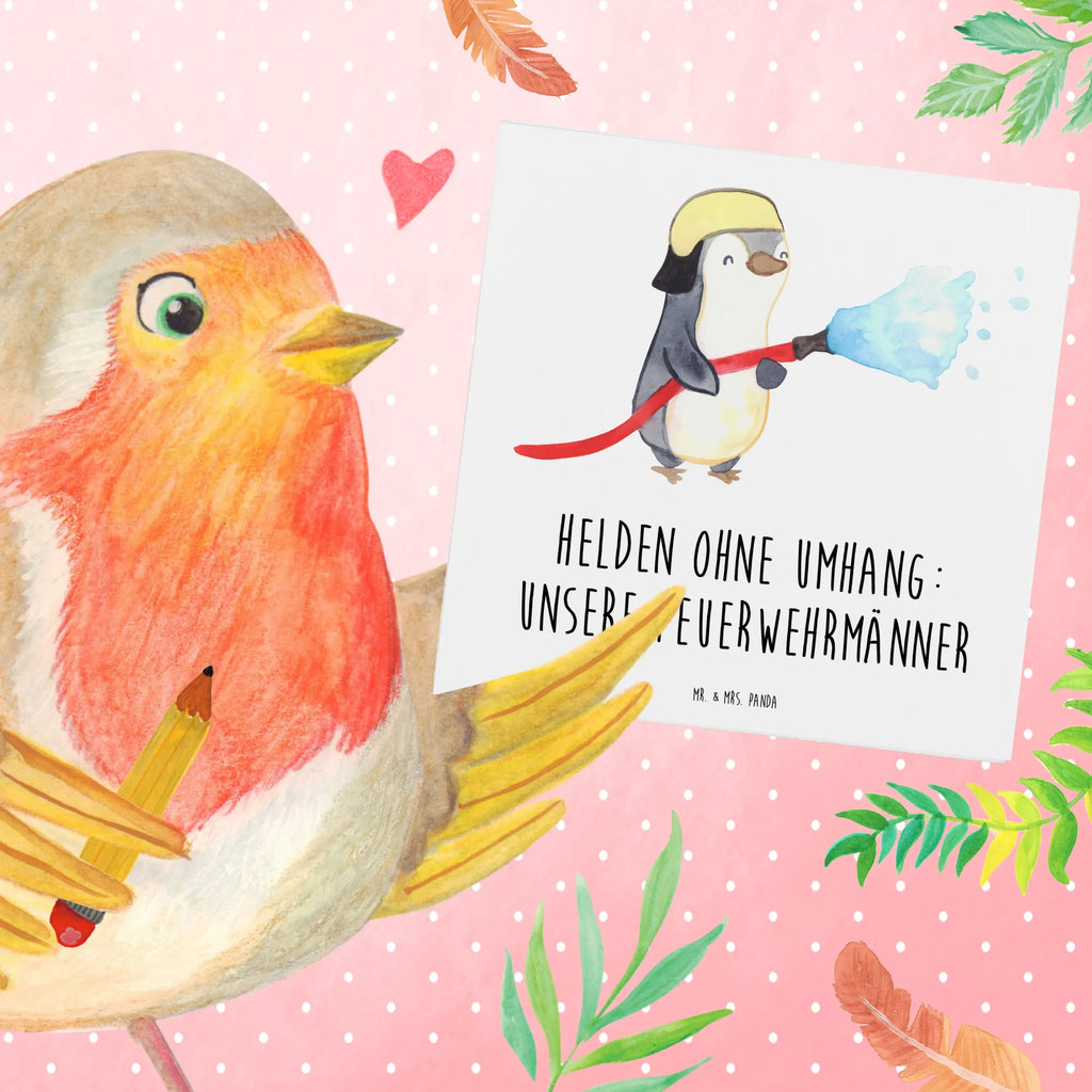Deluxe Card Helden ohne Umhang: Unsere Feuerwehrmänner Grußkarte, Hochzeitskarte, Karte, Hochwertige Grußkarte, Klappkarte, Glückwunschkarte, Einladungskarte, Geburtstagskarte, Hochwertige Klappkarte