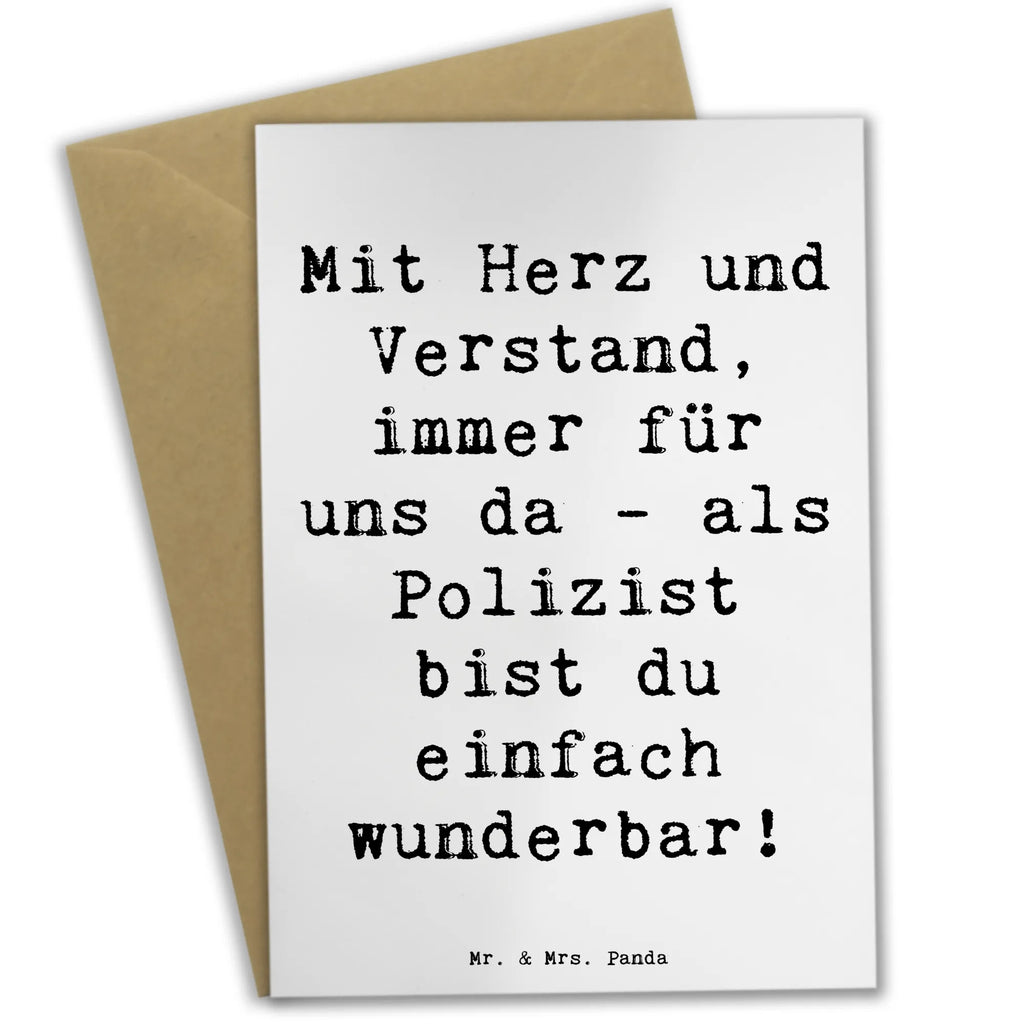 Grußkarte Spruch Polizist Wunderbar Grußkarte, Ansichtskarten, Hochzeitskarte, Klappkarte, Karte, Glückwunschkarte, Geburtstagskarte, Einladungskarte
