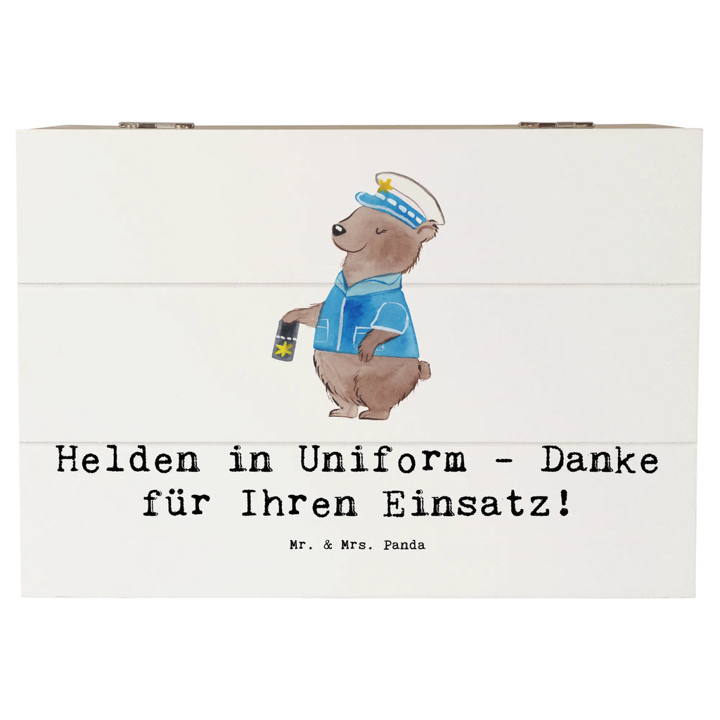 Holzkiste Spruch Polizist Held Geschenkdose, Schatulle, Erinnerungsbox, XXL, Schatzkiste, Truhe, Aufbewahrungsbox, Dekokiste, Kiste, Holzkiste, Geschenkbox, Erinnerungskiste