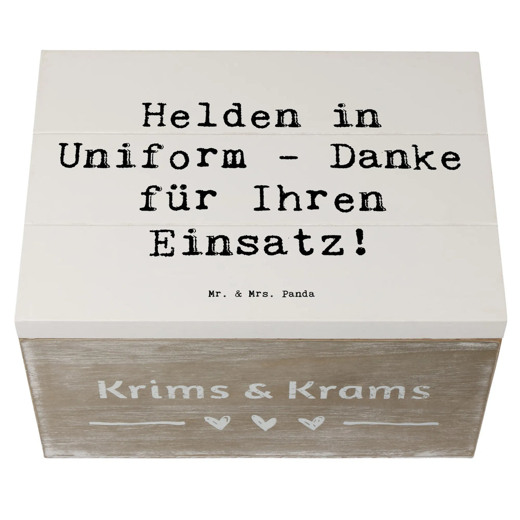 Holzkiste Spruch Polizist Held Geschenkdose, Schatulle, Erinnerungsbox, XXL, Schatzkiste, Truhe, Aufbewahrungsbox, Dekokiste, Kiste, Holzkiste, Geschenkbox, Erinnerungskiste