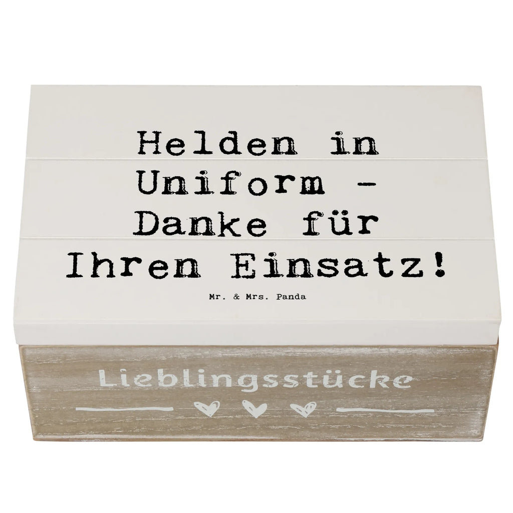 Holzkiste Spruch Polizist Held Geschenkdose, Schatulle, Erinnerungsbox, XXL, Schatzkiste, Truhe, Aufbewahrungsbox, Dekokiste, Kiste, Holzkiste, Geschenkbox, Erinnerungskiste