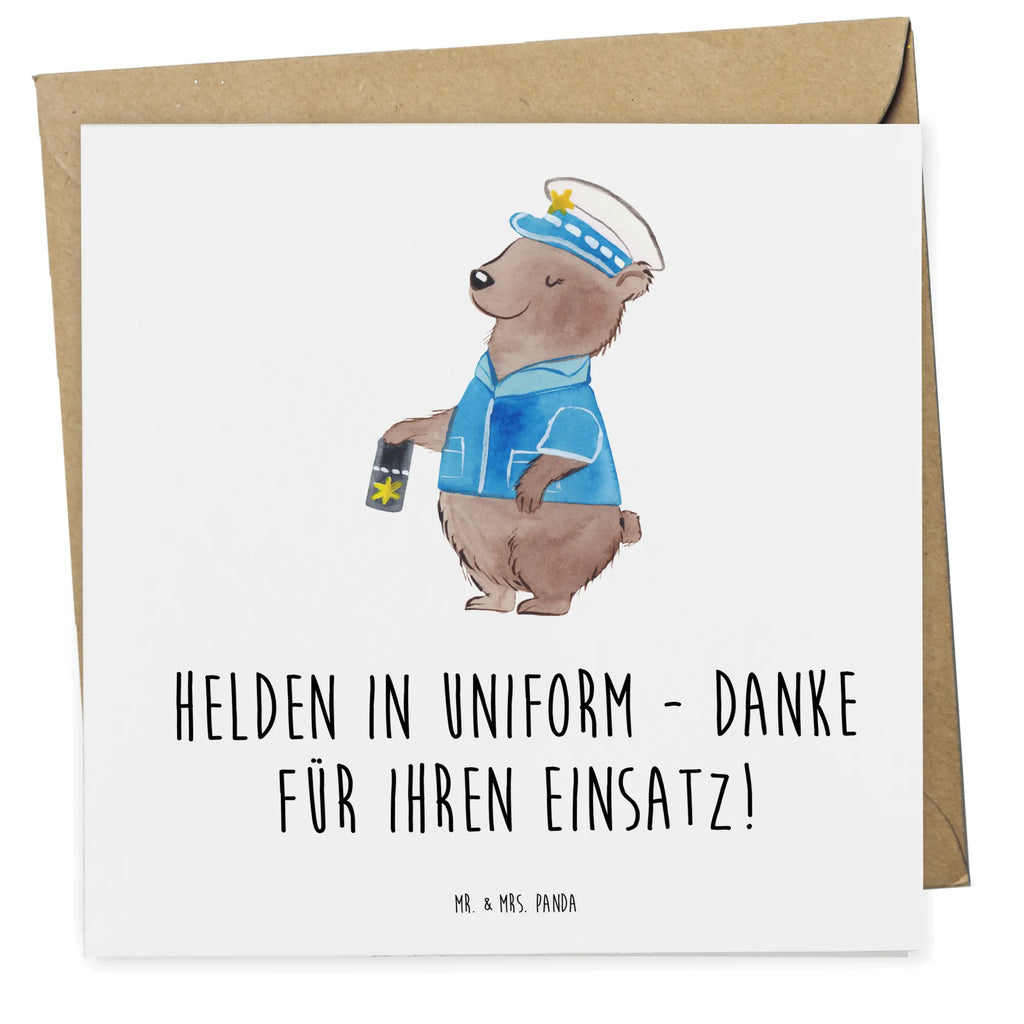 Deluxe Card Helden in Uniform - Danke für Ihren Einsatz! Hochzeitskarte, Karte, Einladungskarte, Hochwertige Grußkarte, Klappkarte, Grußkarte, Geburtstagskarte, Glückwunschkarte, Hochwertige Klappkarte