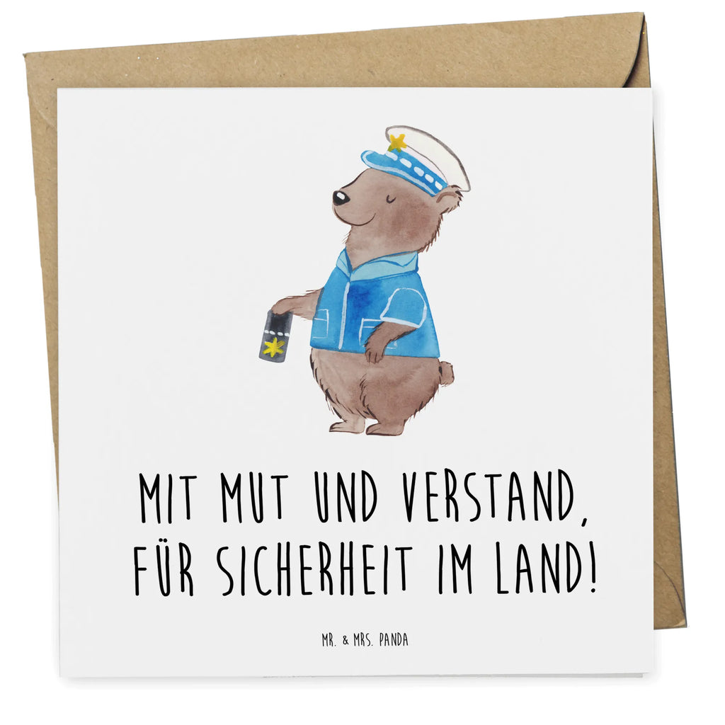 Deluxe Card Mit Mut und Verstand, für Sicherheit im Land! Hochwertige Grußkarte, Einladungskarte, Klappkarte, Geburtstagskarte, Hochzeitskarte, Karte, Glückwunschkarte, Grußkarte, Hochwertige Klappkarte