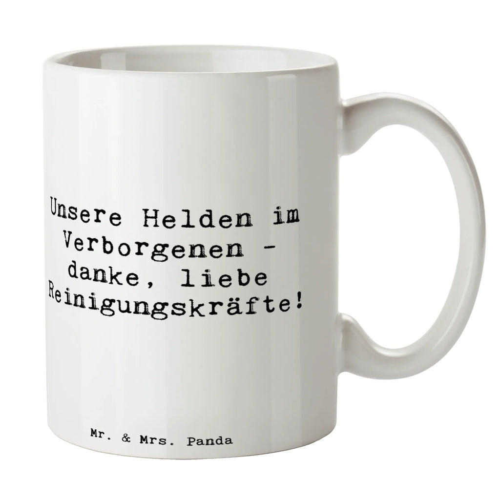 Tasse Spruch Reinigungskraft Helden Tasse mit Zitaten, Kaffeetasse, Bürotasse, Geschenktasse, Tasse mit Motiven, Keramiktasse, Porzellantasse, Tasse, Teetasse