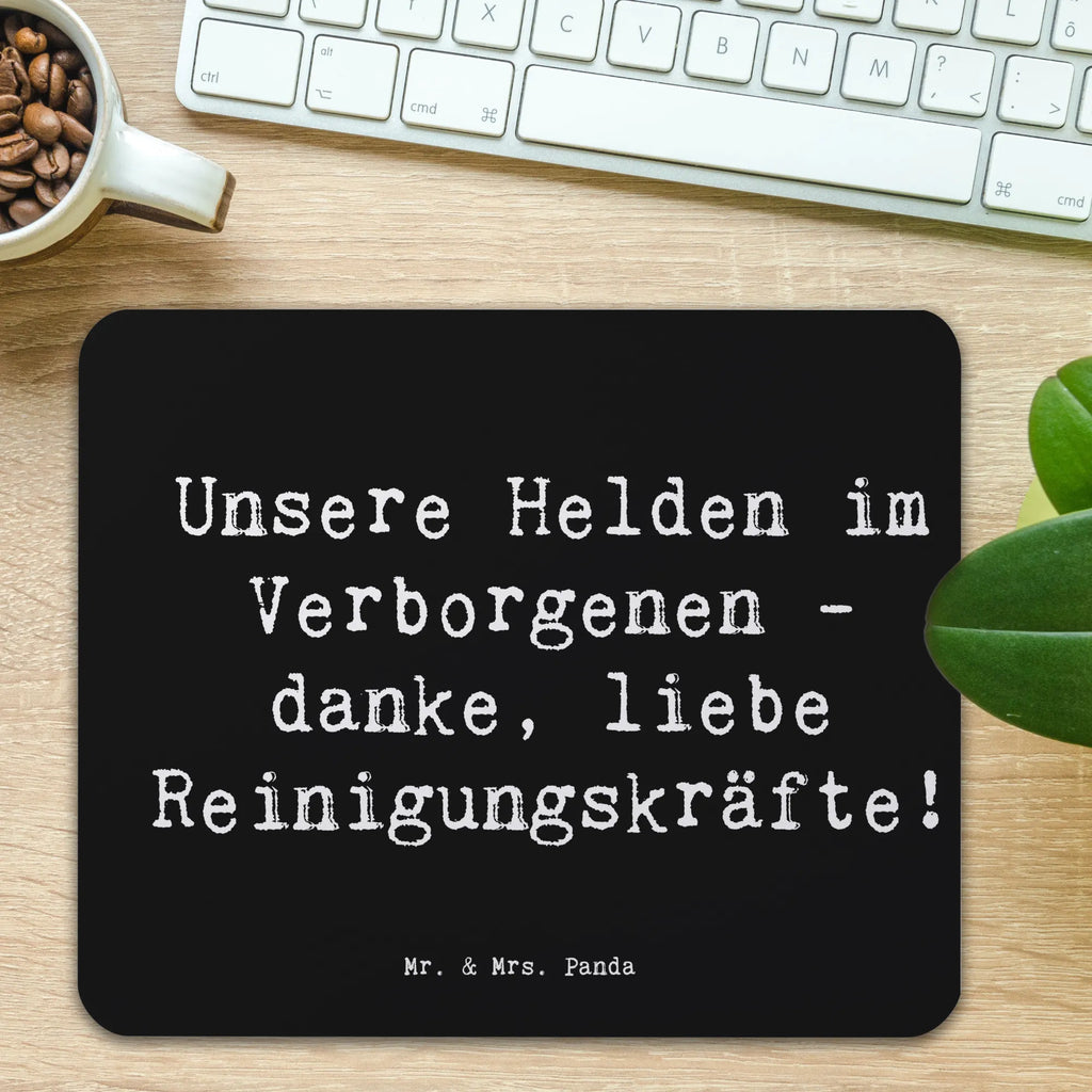 Mauspad Spruch Reinigungskraft Helden Mauspad, Mauspad Büro, Büroausstattung, PC Zubehör, Arbeitszimmer, Einzigartiges Mauspad, Computer zubehör, Designer Mauspad, Mausunterlage, Mousepad