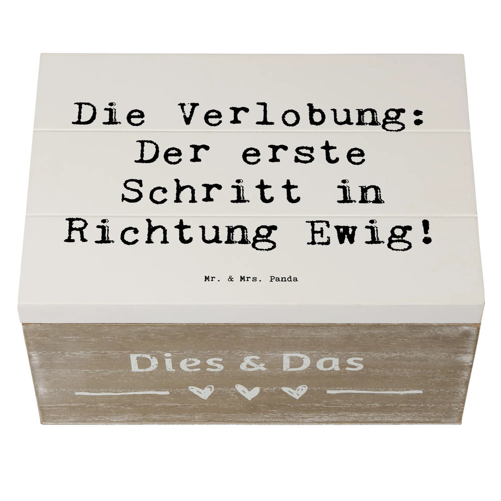 Wooden chest Saying Die Verlobung: Der erste Schritt in Richtung Ewig! Holzkiste, Kiste, Schatzkiste, Truhe, Schatulle, XXL, Erinnerungsbox, Erinnerungskiste, Dekokiste, Aufbewahrungsbox, Geschenkbox, Geschenkdose, Hochzeit, Hochzeitsgeschenk, Ehe, Hochzeitsfeier, Trauung, Trauungsgeschenk, Hochzeitskarte, Verlobungsfeier, Verlobungsgeschenk, Hochzeitsgeschenkideen, Hochzeitsgeschenke für Brautpaar