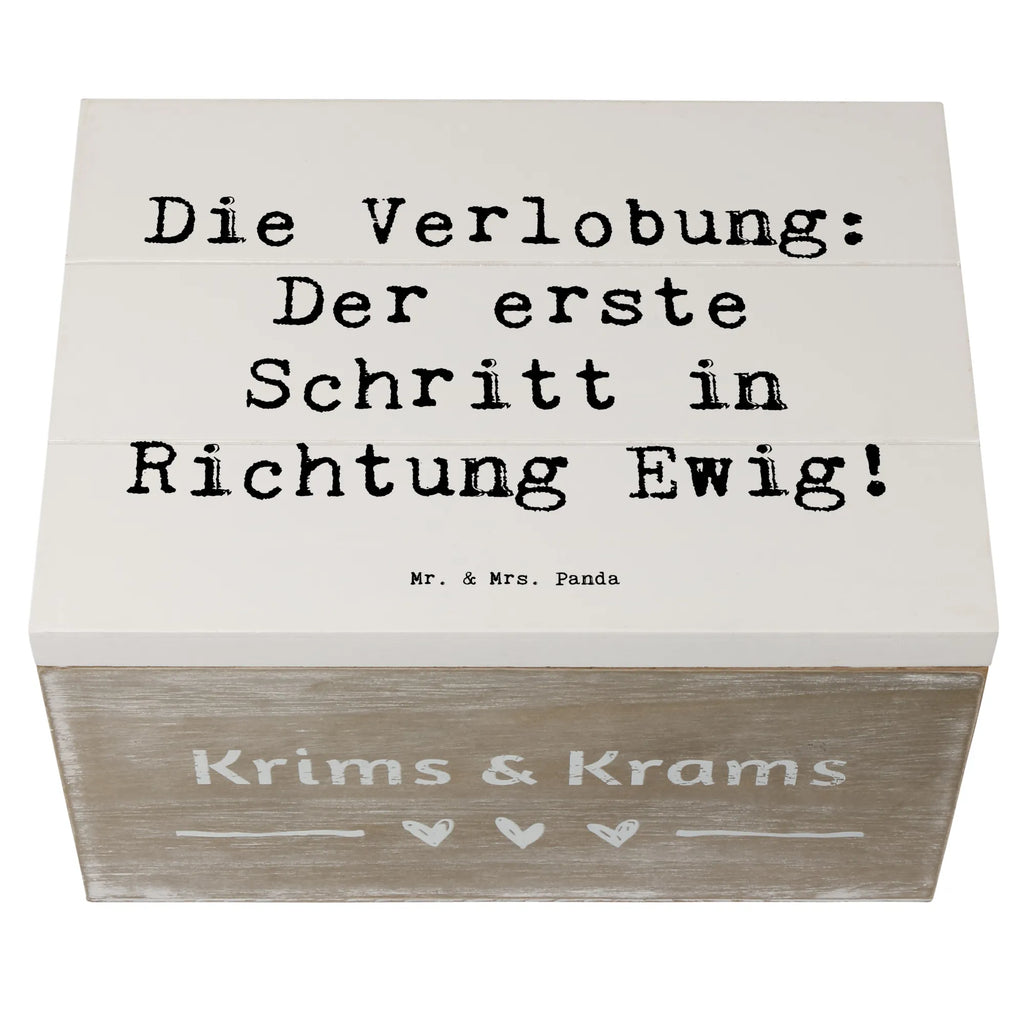 Wooden chest Saying Die Verlobung: Der erste Schritt in Richtung Ewig! Holzkiste, Kiste, Schatzkiste, Truhe, Schatulle, XXL, Erinnerungsbox, Erinnerungskiste, Dekokiste, Aufbewahrungsbox, Geschenkbox, Geschenkdose, Hochzeit, Hochzeitsgeschenk, Ehe, Hochzeitsfeier, Trauung, Trauungsgeschenk, Hochzeitskarte, Verlobungsfeier, Verlobungsgeschenk, Hochzeitsgeschenkideen, Hochzeitsgeschenke für Brautpaar