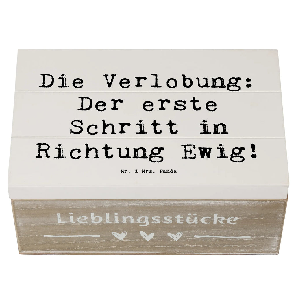 Wooden chest Saying Die Verlobung: Der erste Schritt in Richtung Ewig! Holzkiste, Kiste, Schatzkiste, Truhe, Schatulle, XXL, Erinnerungsbox, Erinnerungskiste, Dekokiste, Aufbewahrungsbox, Geschenkbox, Geschenkdose, Hochzeit, Hochzeitsgeschenk, Ehe, Hochzeitsfeier, Trauung, Trauungsgeschenk, Hochzeitskarte, Verlobungsfeier, Verlobungsgeschenk, Hochzeitsgeschenkideen, Hochzeitsgeschenke für Brautpaar