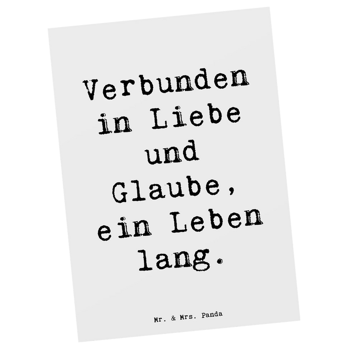 Postkarte Spruch Kirchliche Trauung Liebe Glaube