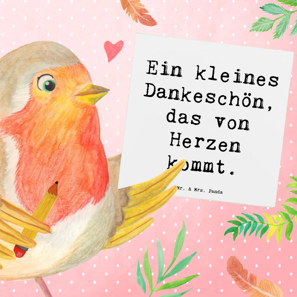 Deluxe Card Saying Ein kleines Dankeschön, das von Herzen kommt. Karte, Grußkarte, Klappkarte, Einladungskarte, Glückwunschkarte, Hochzeitskarte, Geburtstagskarte, Hochwertige Grußkarte, Hochwertige Klappkarte, Hochzeit, Hochzeitsgeschenk, Ehe, Hochzeitsfeier, Trauung, Trauungsgeschenk, Verlobungsfeier, Verlobungsgeschenk, Hochzeitsgeschenkideen, Hochzeitsgeschenke für Brautpaar