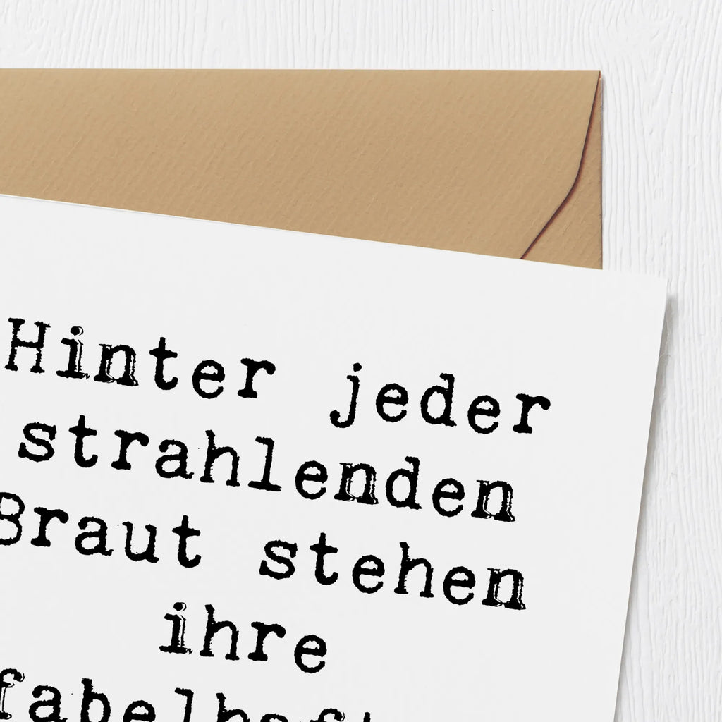 Deluxe Card Saying Hinter jeder strahlenden Braut stehen ihre fabelhaften Brautjungfern. Karte, Grußkarte, Klappkarte, Einladungskarte, Glückwunschkarte, Hochzeitskarte, Geburtstagskarte, Hochwertige Grußkarte, Hochwertige Klappkarte, Hochzeit, Hochzeitsgeschenk, Ehe, Hochzeitsfeier, Trauung, Trauungsgeschenk, Verlobungsfeier, Verlobungsgeschenk, Hochzeitsgeschenkideen, Hochzeitsgeschenke für Brautpaar