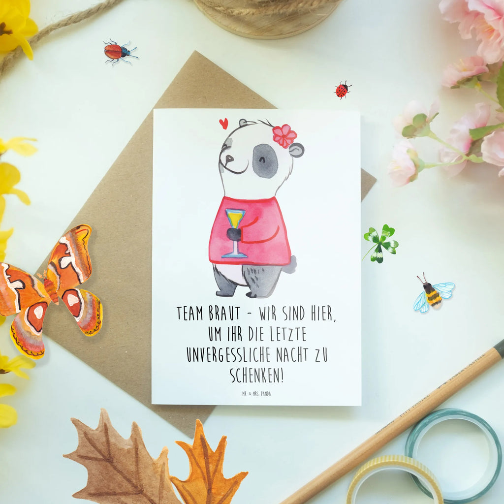 Greetings card Team Braut - Wir sind hier, um ihr die letzte unvergessliche Nacht zu schenken! Hochzeitskarte, Geburtstagskarte, Klappkarte, Glückwunschkarte, Ansichtskarten, Karte, Grußkarte, Einladungskarte, Hochzeit, Hochzeitsgeschenk, Ehe, Hochzeitsfeier, Trauung, Trauungsgeschenk, Verlobungsfeier, Verlobungsgeschenk, Hochzeitsgeschenkideen, Hochzeitsgeschenke für Brautpaar