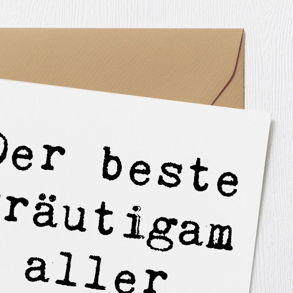 Deluxe Card Saying Der beste Bräutigam aller Zeiten! Karte, Hochzeitskarte, Glückwunschkarte, Geburtstagskarte, Einladungskarte, Hochwertige Grußkarte, Grußkarte, Klappkarte, Hochwertige Klappkarte, Hochzeit, Hochzeitsgeschenk, Ehe, Hochzeitsfeier, Trauung, Trauungsgeschenk, Verlobungsfeier, Verlobungsgeschenk, Hochzeitsgeschenkideen, Hochzeitsgeschenke für Brautpaar