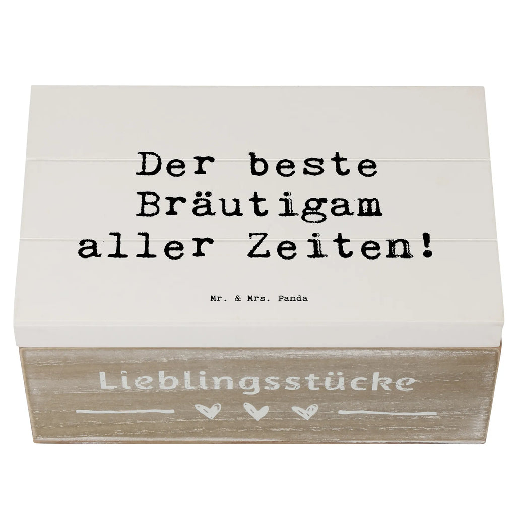 Wooden chest Saying Der beste Bräutigam aller Zeiten! Holzkiste, Kiste, Schatzkiste, Truhe, Schatulle, XXL, Erinnerungsbox, Erinnerungskiste, Dekokiste, Aufbewahrungsbox, Geschenkbox, Geschenkdose, Hochzeit, Hochzeitsgeschenk, Ehe, Hochzeitsfeier, Trauung, Trauungsgeschenk, Hochzeitskarte, Verlobungsfeier, Verlobungsgeschenk, Hochzeitsgeschenkideen, Hochzeitsgeschenke für Brautpaar