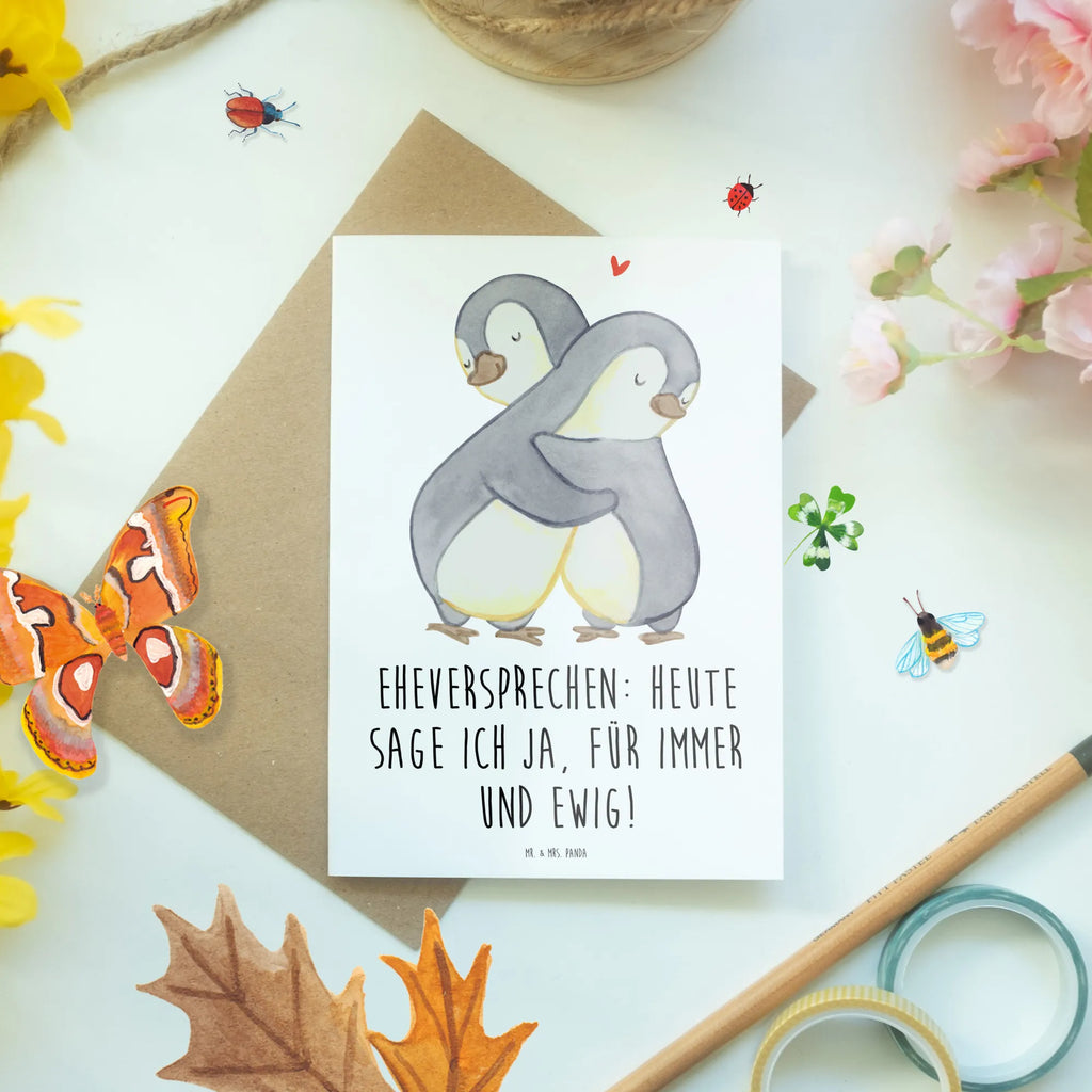 Greetings card Eheversprechen: Heute sage ich Ja, für immer und ewig! Klappkarte, Ansichtskarten, Einladungskarte, Karte, Geburtstagskarte, Glückwunschkarte, Grußkarte, Hochzeitskarte, Hochzeit, Hochzeitsgeschenk, Ehe, Hochzeitsfeier, Trauung, Trauungsgeschenk, Verlobungsfeier, Verlobungsgeschenk, Hochzeitsgeschenkideen, Hochzeitsgeschenke für Brautpaar