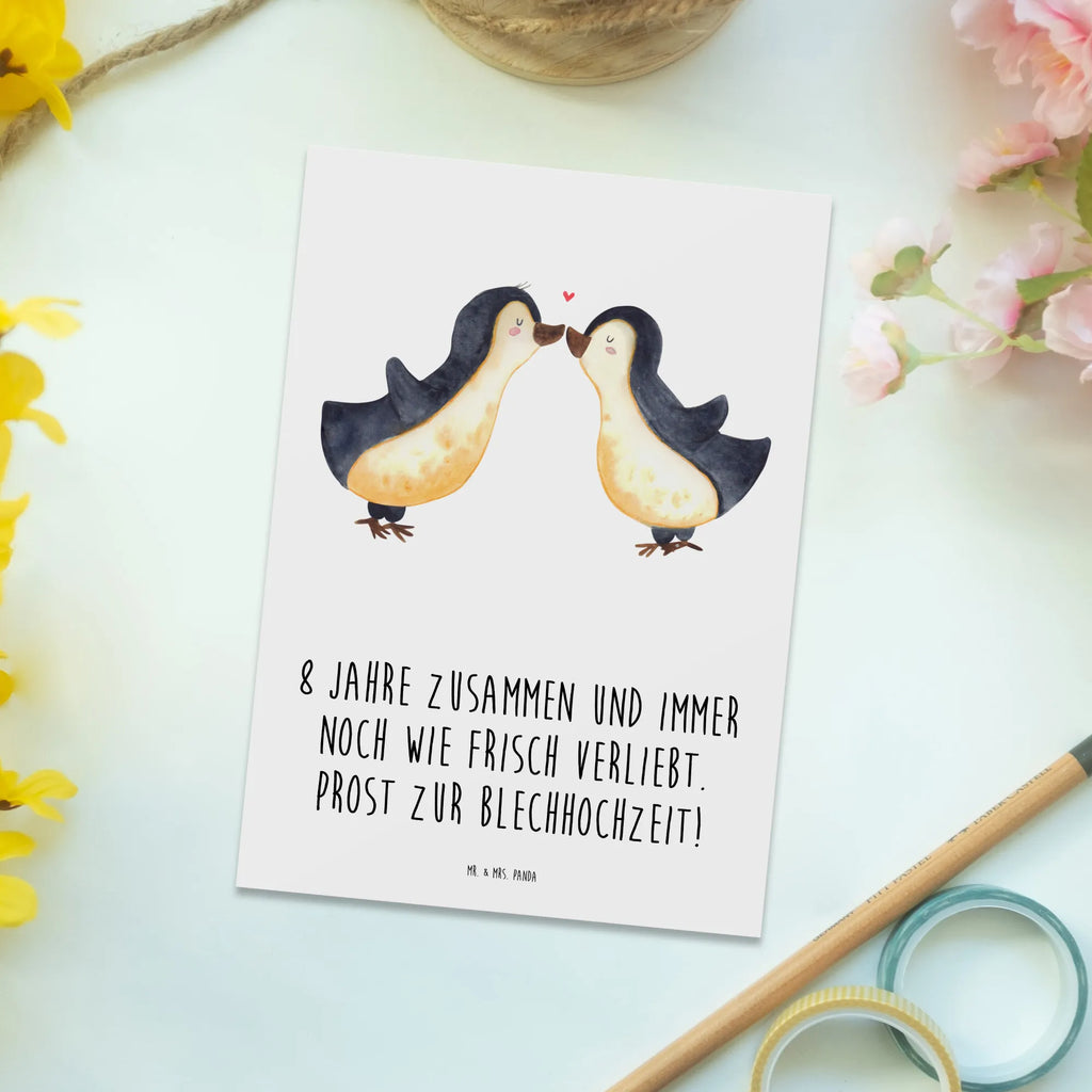 Postcard 8 Jahre zusammen und immer noch wie frisch verliebt. Prost zur Blechhochzeit! Karte, Dankeskarte, Einladungskarte, Grußkarte, Ansichtskarten, Postkarte, Ansichtskarte, Einladung, Geburtstagskarte, Einladung Geburtstag, Einladungskarten Geburtstag, Geschenkkarte, Hochzeit, Hochzeitsgeschenk, Ehe, Hochzeitsfeier, Trauung, Trauungsgeschenk, Hochzeitskarte, Verlobungsfeier, Verlobungsgeschenk, Hochzeitsgeschenkideen, Hochzeitsgeschenke für Brautpaar