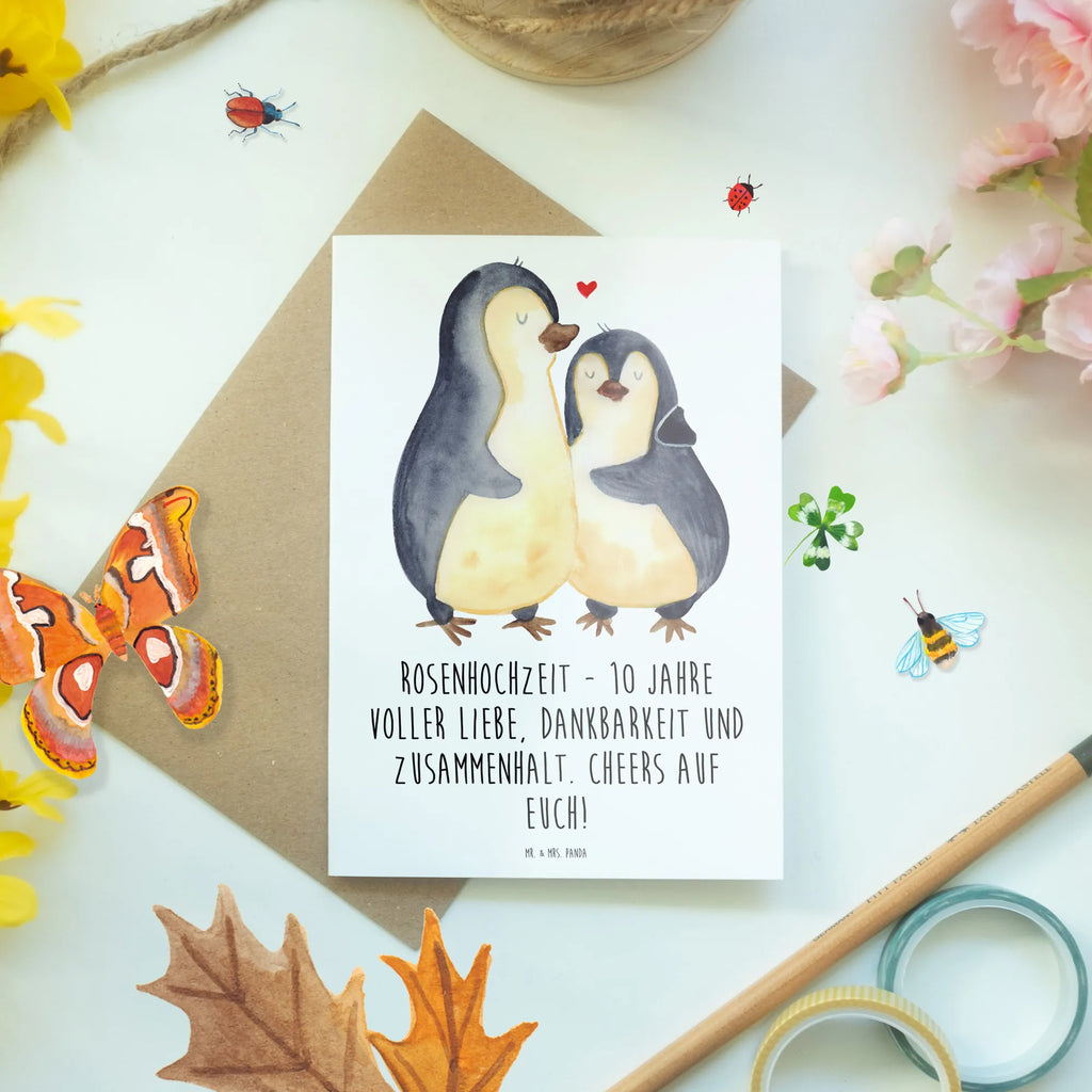 Greetings card Rosenhochzeit - 10 Jahre voller Liebe, Dankbarkeit und Zusammenhalt. Cheers auf euch! Geburtstagskarte, Klappkarte, Karte, Glückwunschkarte, Hochzeitskarte, Einladungskarte, Ansichtskarten, Grußkarte, Hochzeit, Hochzeitsgeschenk, Ehe, Hochzeitsfeier, Trauung, Trauungsgeschenk, Verlobungsfeier, Verlobungsgeschenk, Hochzeitsgeschenkideen, Hochzeitsgeschenke für Brautpaar